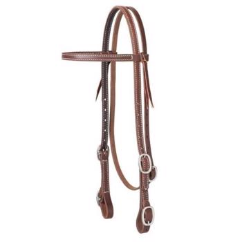 Weaver | Working Tack Browband Headstall | Canyon Rose